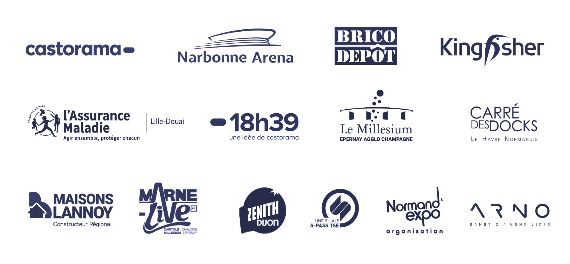 logos des client qui font confiences